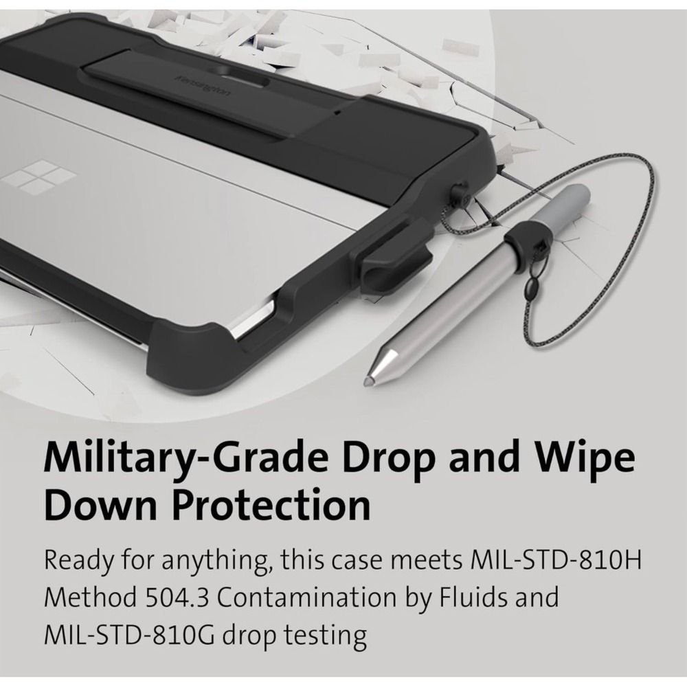 Kensington Blackbelt Surface Go Rugged Case for Surface Go 3, Go 2 and Go.
